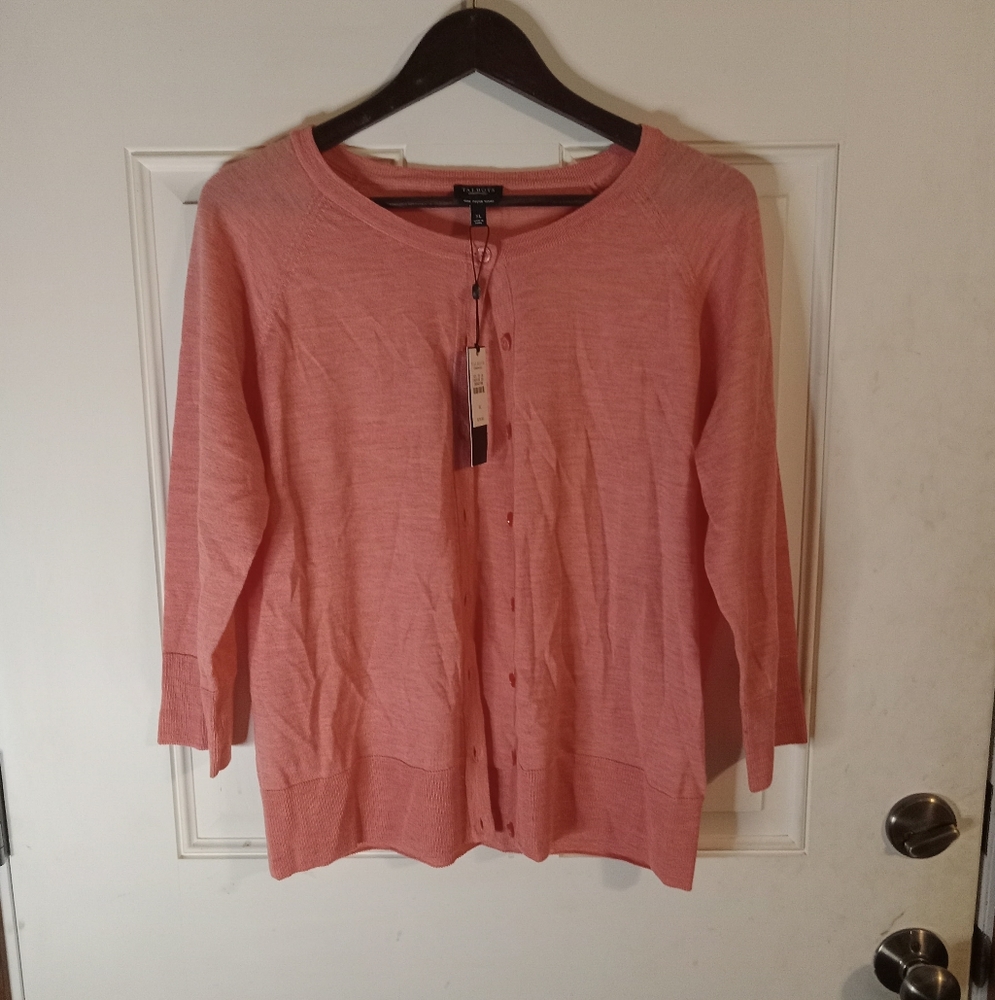 Talbots pure Italian wool cardigan